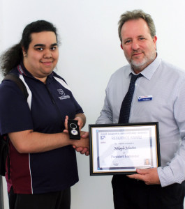 Mikayla wins Resilience Award